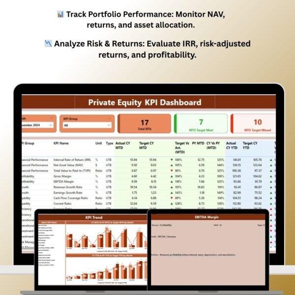 Private Equity KPI Dashboard in Power BI