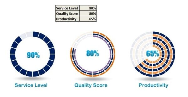 Process Circle Chart in Excel 2010 - Image 2