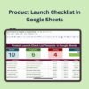 Product Launch Checklist in Google Sheets