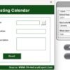 Product Release Testing Calendar in Excel - Image 5