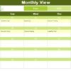 Product Release Testing Calendar in Excel - Image 6