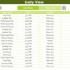 Product Release Testing Calendar in Excel - Image 7