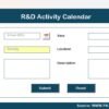 R&D Activity Calendar in Excel - Image 9