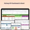 Railway KPI Dashboard in Excel