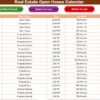 Real Estate Open House Calendar in Excel - Image 8