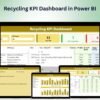 Recycling KPI Dashboard in Power BI