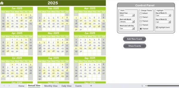 SEO Optimization Calendar in Excel - Image 3