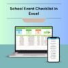 School Event Checklist in Excel
