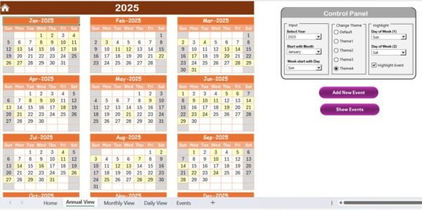 Seasonal Hiring Calendar in Excel - Image 3