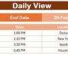 Seasonal Hiring Calendar in Excel - Image 7
