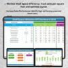 Shelf Space Utilization KPI Dashboard in Excel