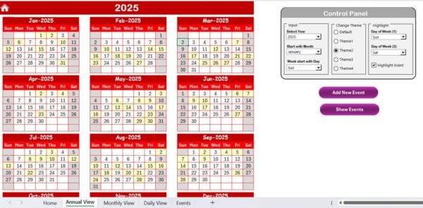 Social Media Influencer Outreach Calendar in Excel - Image 3