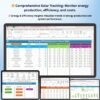 Solar Energy KPI Dashboard in Excel
