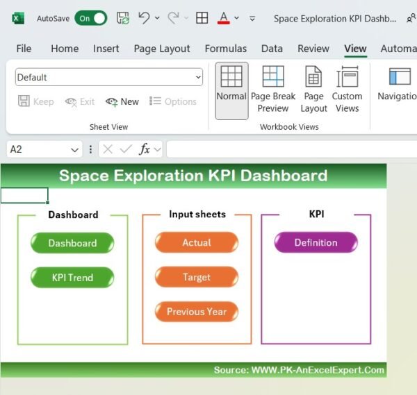 Space Exploration KPI Dashboard in Excel - Image 2