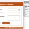 Staff Training Completion Calendar in Excel - Image 4