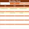 Staff Training Completion Calendar in Excel - Image 5