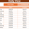 Staff Training Completion Calendar in Excel - Image 6