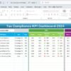 Tax Compliance KPI Dashboard  in Excel - Image 2