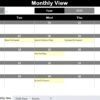 Tax Filing Calendar in Excel - Image 5