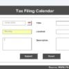 Tax Filing Calendar in Excel - Image 8
