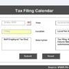 Tax Filing Calendar in Excel - Image 9