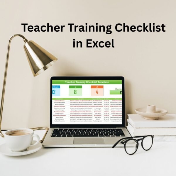 Teacher Training Checklist in Excel