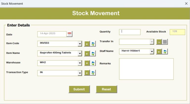 Advanced Inventory Management System V1.0 - Next Gen Templates