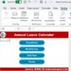 Annual Leave Calendar in Excel - Image 2