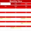 Annual Leave Calendar in Excel - Image 6