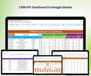 CRM KPI Dashboard in Google Sheets - Next Gen Templates