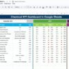 Chemical KPI Dashboard in Google Sheets - Image 2