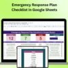 Emergency Response Plan Checklist in Google Sheets