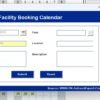 Facility Booking Calendar in Excel - Image 5
