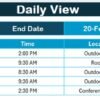 Facility Booking Calendar in Excel - Image 7