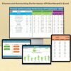 Finance and Accounting Performance KPI Dashboard in Excel