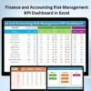 Finance and Accounting Risk Management KPI Dashboard in Excel