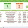 Freelance Client Checklist in Excel - Image 2