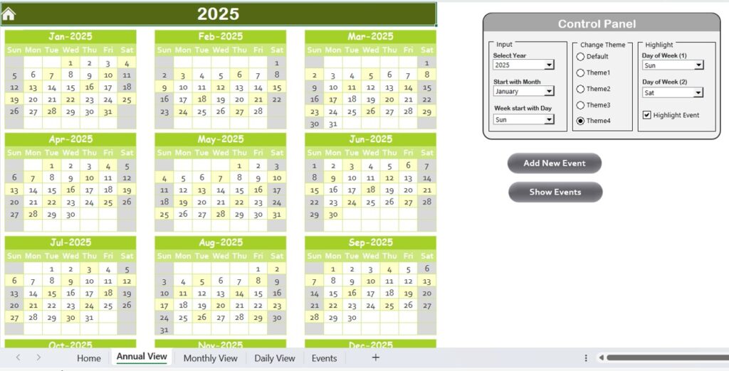 HR AI Implementation Calendar in Excel - Next Gen Templates