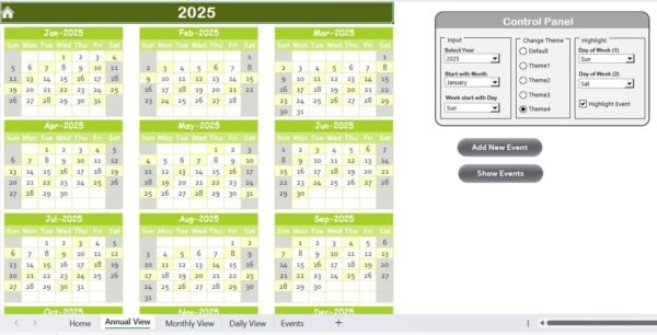 HR AI Implementation Calendar in Excel - Image 3