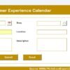 HR Customer Experience Calendar in Excel - Image 6