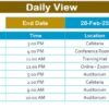 HR Customer Experience Calendar in Excel - Image 8