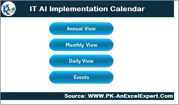 IT AI Implementation Calendar