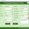 IT Equipment Request Tracker in Excel - Image 7