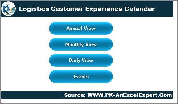 Logistics Customer Experience Calendar