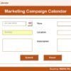 Marketing Campaign Calendar in Excel - Image 5