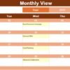Marketing Campaign Calendar in Excel - Image 6