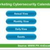 Marketing Cybersecurity Calendar in Excel - Image 2