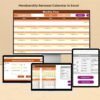 Membership Renewal Calendar in Excel