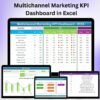 Multichannel Marketing KPI Dashboard in Excel