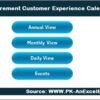 Procurement Customer Experience Calendar in Excel - Image 2